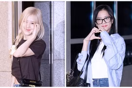 Nhóm BlackPink mặc trẻ trung, được dàn xe sang đón tại Việt Nam