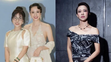 'Nữ hoàng Wushu' Thúy Hiền gây sốt với đầm cổ yếm, sắc vóc rạng rỡ tuổi U50