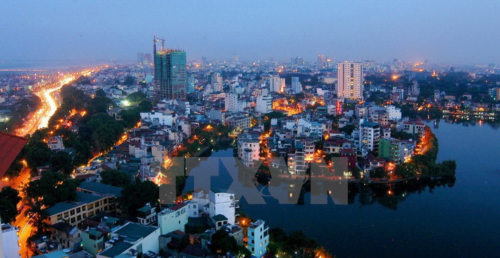 Một góc Thủ đô Hà Nội. (Ảnh: Ngọc Hà/TTXVN)