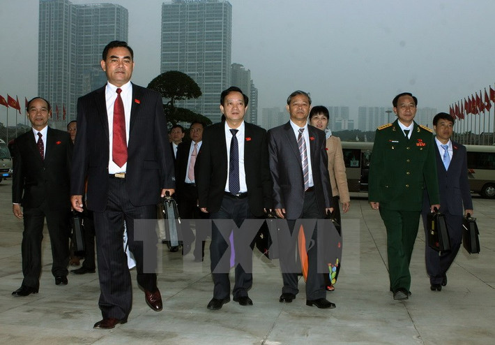 Các đại biểu đến dự Đại hội.
