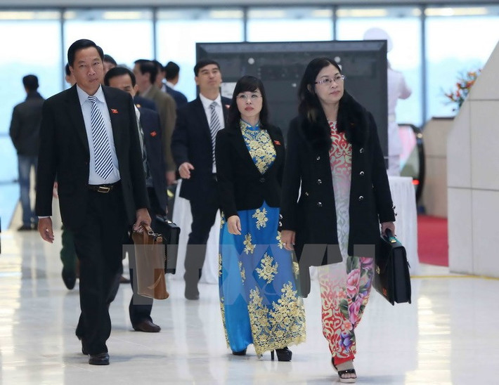 Các đại biểu đến dự Đại hội.