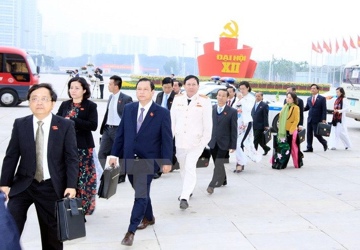 Các đại biểu đến dự Đại hội.