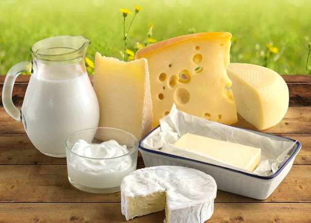 Các sản phẩm từ sữa.