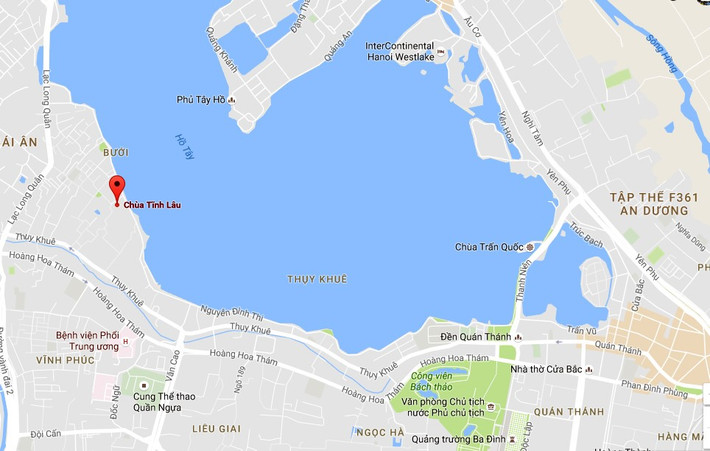 Chùa Tĩnh Lâu còn gọi là chùa Sải, nằm bên bờ hồ Tây thuộc phường Bưởi, quận Tây Hồ, được công nhận di tích lịch sử văn hóa năm 1996. Theo các nhà nghiên cứu, chùa có từ thời Lý, thông thường thu hút rất đông phật tử, du khách tới tham quan, cúng bái.