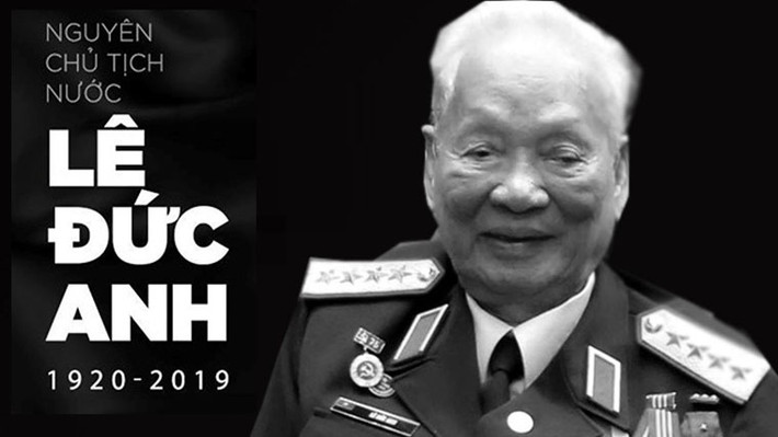 Lễ tang của nguyên Chủ tịch nước, Đại tướng Lê Đức Anh sẽ được tổ chức theo nghi thức Quốc tang trong 2 ngày 3 và 4/5.
