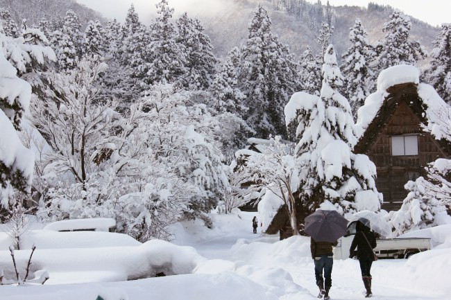 Khoác lên mình màu trắng tinh khôi của tuyết khi đông đến, Shirakawago như một thiên đường cho các tín đồ chụp ảnh. Ảnh: Japan - guide.