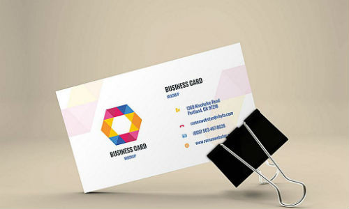 Tránh sử dụng các hình ảnh chứa sắc nhọn như dao, kiếm trên logo khi thiết kế danh thiếp vì nó dễ tạo nguồn năng lượng tiêu cực. Ảnh: Card Design Ideas.