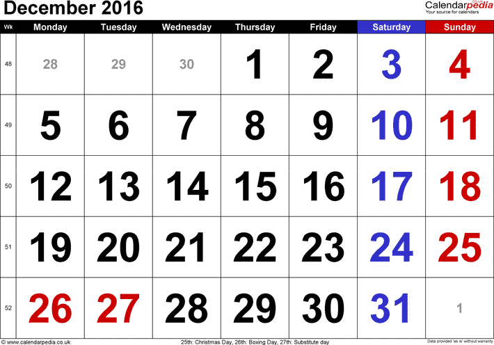 7/12/2016 được coi là ngày đại hung trong việc di chuyển. Ra đi thì nhỡ tàu, nhỡ xe. Trên đường đi thì mất của. Ảnh: Calendarpedia.