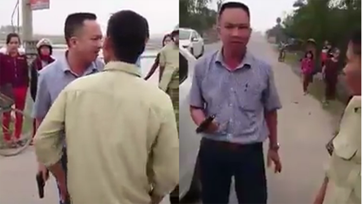 Gây tai nạn giao thông, lái xe hung hãn rút súng 'dọa' bắn người: Vào khoảng 14h ngày 21/1/2018, ô tô con BKS 38A chạy trên đường Song Lộc - Thuận Lộc (thuộc xã Thuận Lộc, TX Hồng Lĩnh) hướng từ xã Song Lộc lên QL1A với tốc độ cao thì xảy ra tai nạn với chiếc xe máy đang dựng ở bên vệ đường.