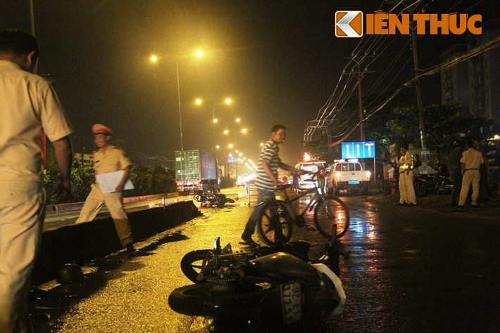 Hiện trường đã được Công an địa phương giải toả.
