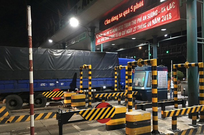 Đại diện chủ đầu tư BOT An Sương - An Lạc cho biết, giới tài xế đã hiểu nhầm việc thu phí quá thời gian quy định.