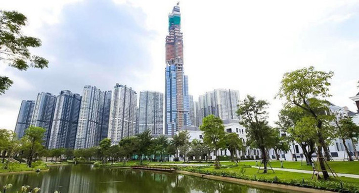 Cuối năm 2016, tòa nhà cao nhát Việt Nam Landmark 81 được vinh danh Tòa nhà cao tầng tốt nhất thế giới 2016, tại giải thưởng International Property Awards. Ảnh: Nhịp sống kinh tế.