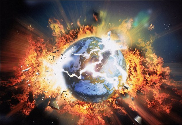 Theo đó, hành tinh bí ẩn Nibiru xuất hiện bên cạnh đã đổ bóng đỏ lên mặt trăng. Ngày tận thế có thể xảy ra khi Nibiru va chạm trái đất.