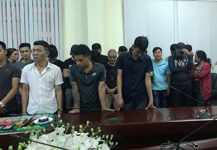 Qua sàng lọc 38 đối tượng đã bị tạm giữ hình sự vì đánh bạc và tổ chức đánh bạc.