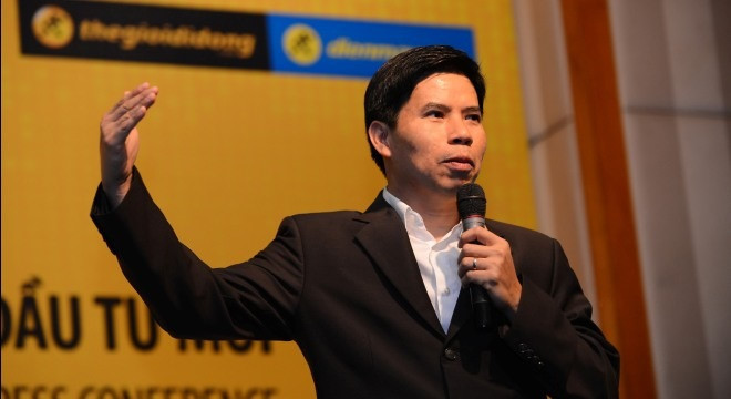 7. Nguyễn Đức Tài Ông Nguyễn Đức Tài – Chủ tịch HĐQT, CEO Công ty CP Đầu tư Thế giới Di động đang đứng ở vị trí số 7, tổng tài sản nắm giữ lên tới hơn ước 3.588 tỷ. Ảnh: Zing.