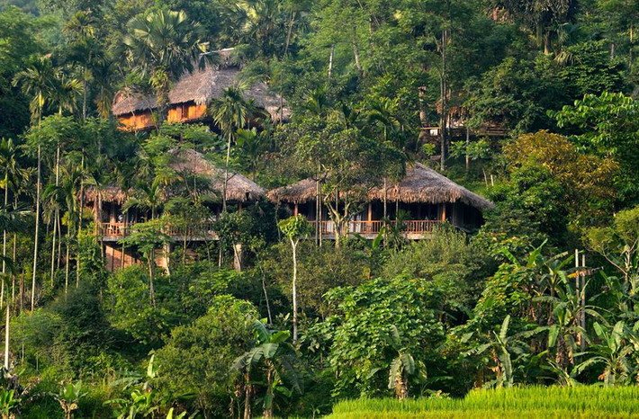 Kể từ khi đi vào hoạt động (đầu năm 2016) đến nay, khu Resort Pù Luông Retreat đã gây bất bình cho người dân do xả thải tràn lan, gây ô nhiễm môi trường. Hàng chục hộ dân ở 2 bản Ngòn, Đôn (xã Thành Lâm) cũng rất khổ sở vì nguồn nước bị ô nhiễm, bởi tập tính sinh hoạt, người dân nơi đây thường lấy nước từ khe suối để nấu ăn, tắm giặt. Ảnh: puluongretreat.com.