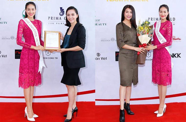“Phạm Hương là ứng cử viên hội đủ những tố chất tốt nhất mà tiêu chí cuộc thi Hoa hậu Hoàn vũ thế giới đề ra. Ngay khi cuộc thi Hoa hậu Hoàn vũ Việt Nam vừa kết thúc, chúng tôi đã bắt tay với các đối tác uy tín hàng đầu tổ chức các lớp huấn luyện hỗ trợ cho Hương. Sự ủng hộ của công chúng cũng như giới chuyên môn, báo chí trong và ngoài nước suốt thời gian qua là niềm cổ vũ rất lớn dành cho Hoa hậu Phạm Hương sẵn sàng cho cuộc thi”, Á hậu Thiên Lý chia sẻ.