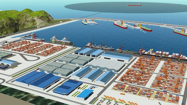 Dự án bao gồm nhà máy lọc dầu có công suất 8 triệu tấn/năm. Các sản phẩm cơ bản của Nhà máy gồm: Xăng RON 92 - 487.000 tấn/năm, xăng RON 95 - 1.559.000 tấn/năm, nhiên liệu phản lực 325.000 tấn/năm, diesel 2.295.000 tấn/năm, LPG 90.000 tấn/năm... Ảnh: Giao Thông.