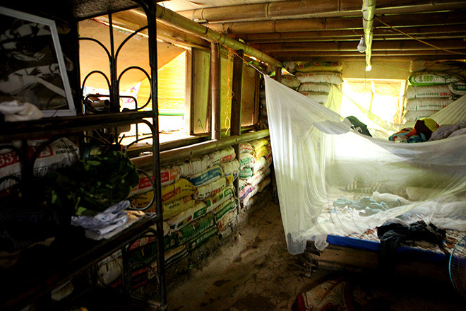 Ngôi nhà rộng khoảng gần 100m2, có 2 phòng ngủ và 1 phòng tắm ở giữa. Ảnh: Vietnamnet.