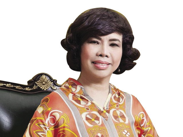 6. Bà Thái Hương Bà Thái Hương (sinh năm 1958) hiện là Chủ tịch HĐQT Tập đoàn TH, Tổng giám đốc Ngân hàng Thương mại Cổ phần Bắc Á, Phó Chủ tịch Hiệp hội Nữ doanh nhân Việt Nam, Chủ tịch Quỹ Vì tầm vóc Việt, Chủ tịch Hiệp hội các doanh nghiệp ứng dụng công nghệ cao. Ảnh: BestPlus.
