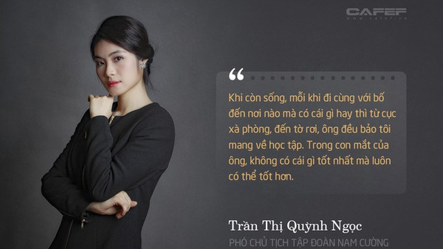 2. Trần Thị Quỳnh Ngọc Là con gái duy nhất của doanh nhân quá cố Trần Văn Cường, Trần Thị Quỳnh Ngọc (sinh năm 1980) bất ngờ nổi lên trong giới tài chính khi nắm giữ một phần cổ phần của tập đoàn Nam Cường và có thể trở thành một trong những nữ triệu phú đô la trẻ nhất sàn chứng khoán. Ảnh: cafef.vn.