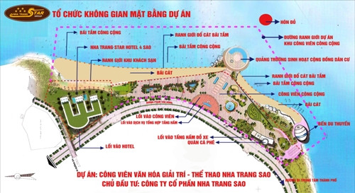 Dự án này trước đây từng bị báo chí phát hiện đã lấn Vịnh Nha Trang quá ranh giới cho phép. Ảnh: Lao động và Xã hội.