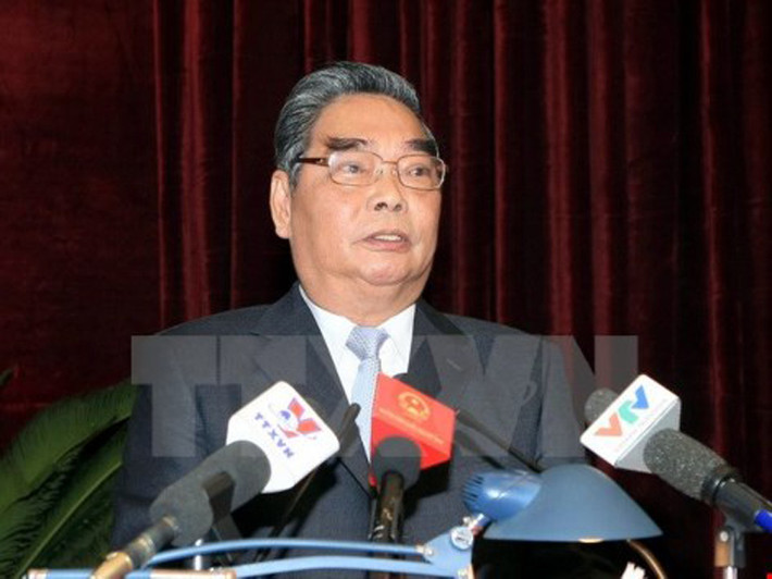 Thường trực Ban bí thư Lê Hồng Anh.