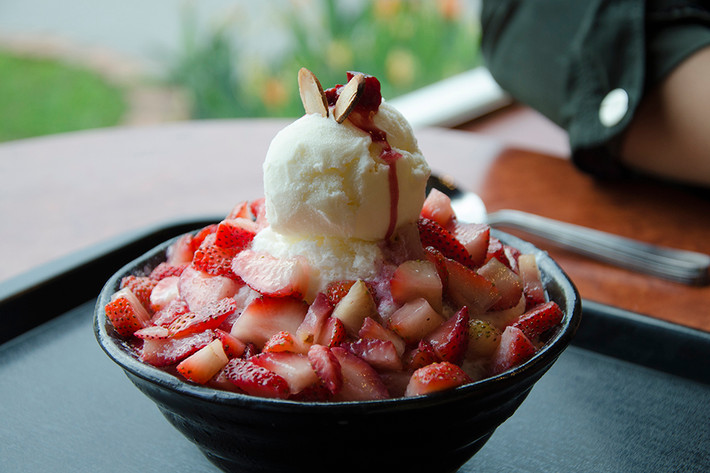 Bingsu được chế biến thành nhiều loại như Bingsu trái cây, Bingsu chocolate, Bingsu trà xanh, Bingsu đậu đỏ...Ảnh: WordPress.