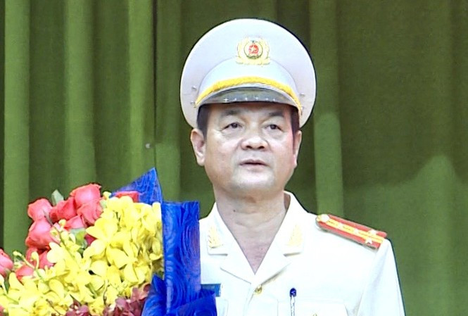 Ông Lê Hồng Nam - Giám đốc Công an TPHCM được thăng cấp bậc hàm từ Đại tá lên Thiếu tướng.