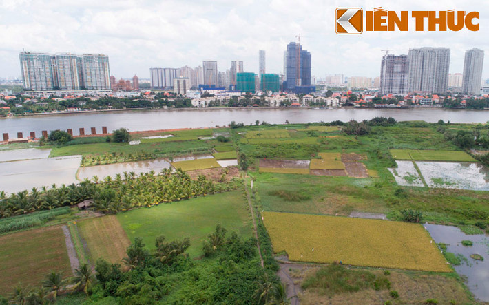 "Bán đảo Thanh Đa" thuộc phường 28, quận Bình Thạnh, TP HCM chỉ cách các quận trung tâm TP HCM như quận 1, 3, Phú Nhuận... vài chục phút đi xe máy. Từ khu bán đảo, có thể nhìn thấy những tòa nhà cao chọc trời ở quận 1 và khu đô thị mới Thủ Thiêm quận 2 đang phát triển từng ngày.