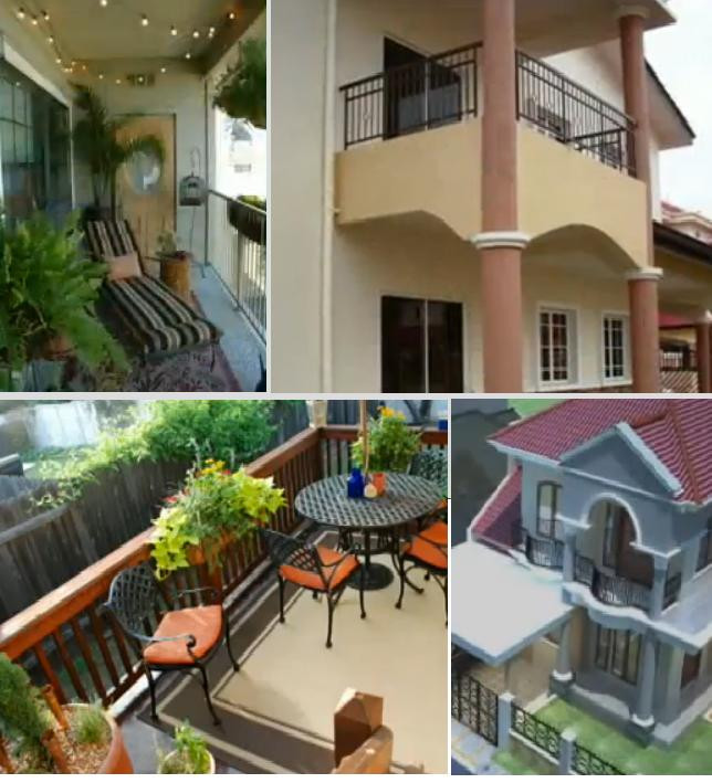 Một trong những điều tối kỵ trong phong thủy ban công là không để ban công đối diện trực tiếp với các góc cạnh. Ảnh: Chinese.