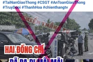 Thực hư thông tin '2 CSGT nằm lại do truy đuổi phương tiện' ở Thanh Hoá