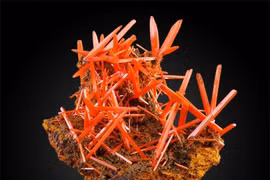 Chiêm ngưỡng khoáng vật cam – đỏ chói lọi, hiếm nhất thế giới 