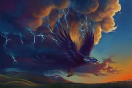 Quái điểu khổng lồ có khả năng triệu hồi bão ám ảnh lục địa đen 