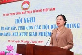Trình Bộ Chính trị phương án tinh gọn 30 hội quần chúng trước ngày 31/8