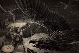 Loài chim bọc thép đáng sợ nhất thần thoại Hy Lạp cổ 