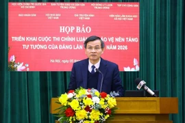 Triển khai Cuộc thi chính luận về bảo vệ nền tảng tư tưởng của Đảng năm 2026