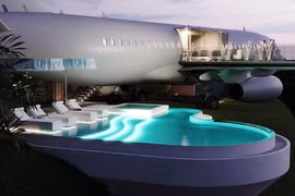 Ý tưởng biến máy bay cũ thành điểm nhấn du lịch độc đáo 