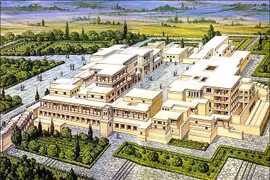 Tàn tích kỳ quan kiến trúc có 1-0-2 của nền văn minh Minoan 