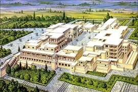 Tàn tích kỳ quan kiến trúc có 1-0-2 của nền văn minh Minoan 