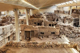 Đô thị cổ Minoan hiện nguyên hình dưới lớp tro núi lửa