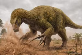 Móng vuốt của loài khủng long mang tên một thành phố của Trung Quốc