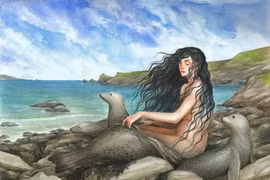 Sinh vật nửa người nửa hải cẩu đẹp hút hồn, bí ẩn rợn người