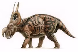 Kỳ lạ loài khủng long có sừng cong như cái móc, dài tới 6m