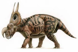 Kỳ lạ loài khủng long có sừng cong như cái móc, dài tới 6m