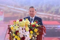 Tổng Bí thư Tô Lâm dự lễ khởi công đồng loạt 121 trường phổ thông nội trú liên cấp biên giới