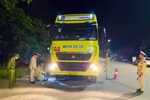 Công an TP Huế tăng cường xử lý phương tiện vận tải vi phạm dịp cuối năm