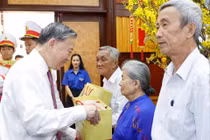 Tổng Bí thư Tô Lâm thăm và chúc Tết tại Tây Ninh