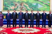 Tổng Bí thư Tô Lâm dự cuộc gặp người đứng đầu ba Đảng Việt Nam - Campuchia - Lào