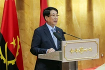 Chủ tịch nước Lương Cường phát biểu tại Quốc hội Angola